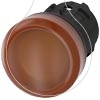 Imagem de Sinalizador luminoso 22mm redondo plastico azul lente plano