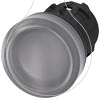 Imagem de Sinalizador luminoso 22mm redondo plastico branco lente plano