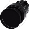 Imagem de Botao cogumelo 22mm redondo plastico vermelho 30mm