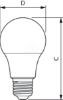 Imagem de CorePro LEDbulb ND 8-60W A60 E27 865