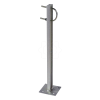 Imagem de Suporte reto com perfil em U 500mm Zinco + RPR