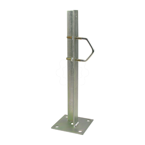 Imagem de Suporte reto com perfil em L 300mm Zinco + RPR