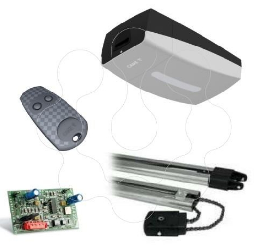 Imagem de KIT PORTAS SECC. VER PLUS 1000N C/GUIA 3,5 MTS