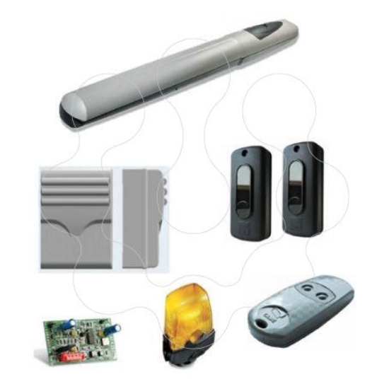 Imagem de KIT PORTAS BATENTE 24V DC 1 FOLHA (MAX 5MTS)