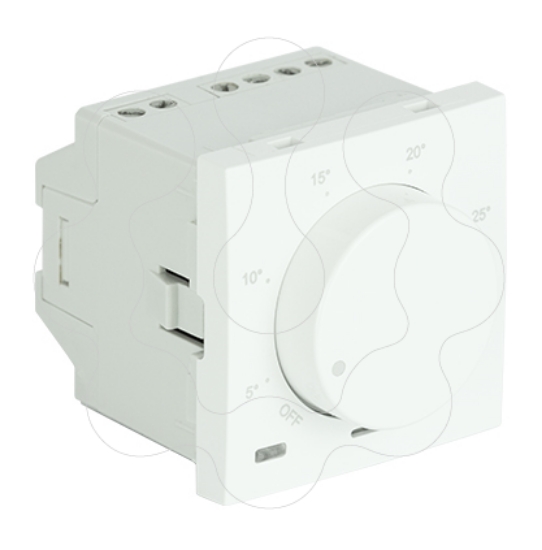 Imagem de TERMOSTATO ROTATIVO - 2 MÓDULOS BRANCO