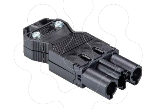 Imagem de Conetor Rápido 2P + T Macho para Cablar Preto