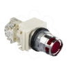 Imagem de Botao de pressao iluminado vermelho o 30 - mola encastrada - 120v - 1oc