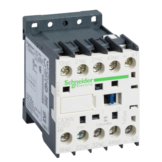 Imagem de Contactor auxiliar TeSys CA3K - 2NA+2NF 48VCC