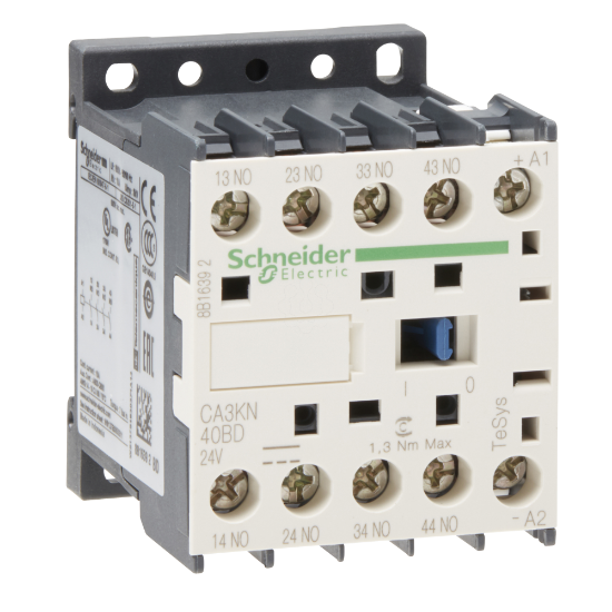 Imagem de Contactor auxiliar TeSys CA3K - 4NA 24VCC