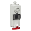 Imagem de Isoblock interlocked socket - 32 A - 3P + E - 380...415 V AC - IP65 - wall
