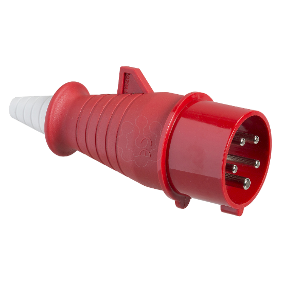 Imagem de PratiKa wander plug - straight - 16 A - 3P + N + E - 380...415 V AC - IP44