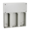 Imagem de PratiKa modular basis - 3 sockets with junction box - 340x360