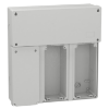 Imagem de PratiKa modular basis - 3 sockets with junction box - 340x360