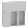 Imagem de PratiKa modular basis - 3 sockets with junction box - 340x360