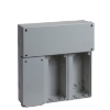 Imagem de PratiKa modular basis - 3 sockets with junction box - 340x360