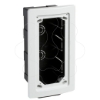 Imagem de PratiKa Unika - embedded box - for 1 interlocked socket - 103x275