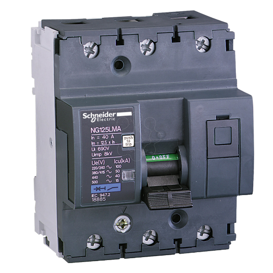 Imagem de disjuntor NG125LMA 3P 80A 50KA