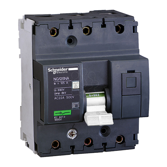 Imagem de interruptor NG125NA 3P 100A