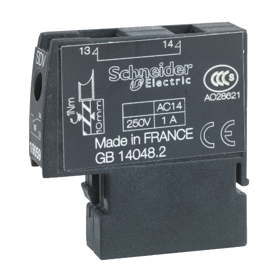 Imagem de auxiliary contact - 1 SDV 1NC - for NG125 - 250 V - 0.1-1A
