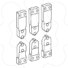 Imagem de ligacoes a frente inferior 630/1600 A 3P chassis