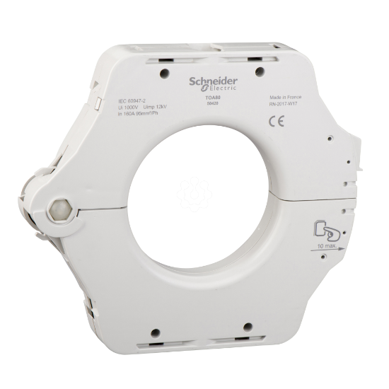 Imagem de split toroid OA type for Vigirex and Vigilhom TOA80 inner diameter 80 mm rated current 160 A