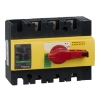 Imagem de switch disconnector Compact INS100  100 A with red rotary handle and yellow front 3 poles