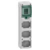 Imagem de Kaedra - Mini-quadros para tomadas - 3 aberturas - 1x4 modulos