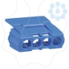 Imagem de Kaedra - Proteccao IP2 para barramento de isolamento - 4 furos - Azul