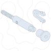 Imagem de Kaedra - Kit de selagem - 2 parafusos e 4 agrafos