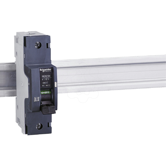 Imagem de Miniature circuit breaker Acti9 NG125N 1P 63 A C curve 25 kA IEC 60947 2