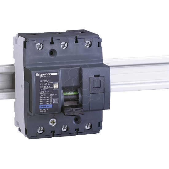 Imagem de Miniature circuit breaker Acti9 NG125H 3P 20 A C curve 36 kA IEC 60947 2