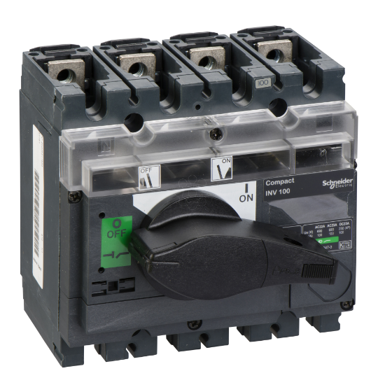 Imagem de interruptor seccionador Interpact INV100 - 100 A - 4 polos