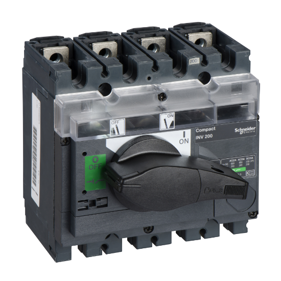 Imagem de interruptor seccionador Interpact INV200 - 200 A - 4 polos