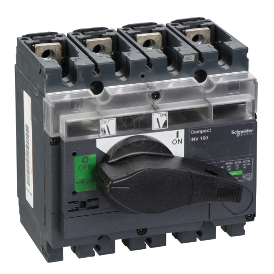 Imagem de interruptor seccionador Interpact INV160 - 160 A - 4 polos