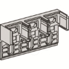 Imagem de base para tapa-bornes - 3 polos - para INS/INV630b...1600