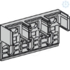 Imagem de base para tapa-bornes - 3 polos - para INS/INV630b...1600