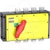 Imagem de switch disconnector Compact INS1250 1250A with red rotary handle and yellow front 4 poles