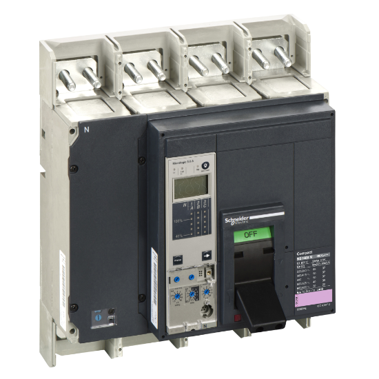 Imagem de disjuntor Compact NS1600N - 1600 A - 4 polos - extraivel -sem controlo