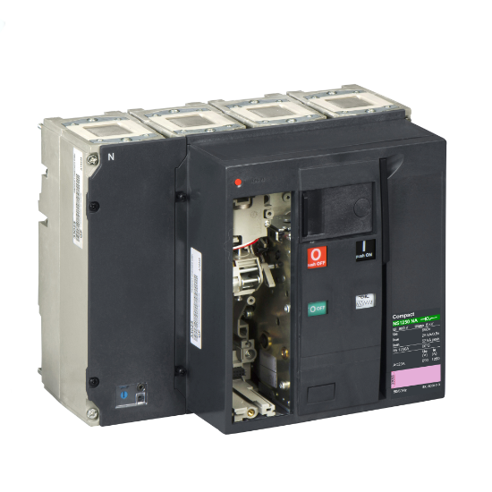 Imagem de interruptor COMPACT NS1250 NA 4P extraivel motorizado