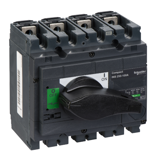 Imagem de interruptor seccionador Interpact INS250 - 100 A - 4 polos