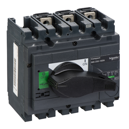 Imagem de interruptor seccionador Interpact INS250 - 160 A - 3 polos