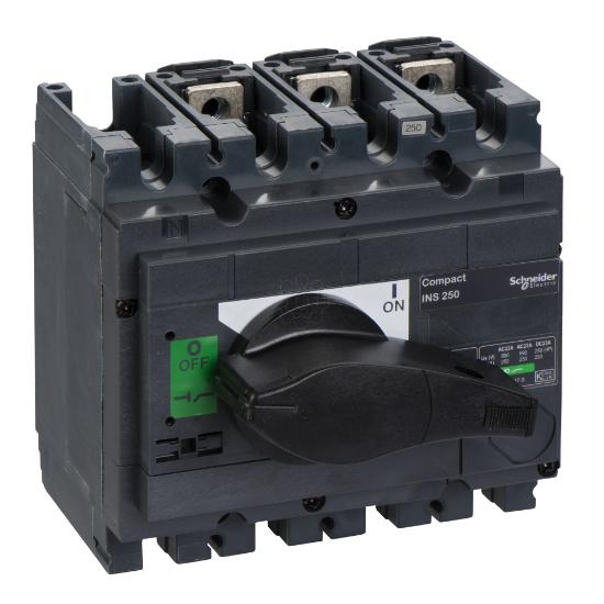 Imagem de interruptor seccionador Interpact INS250 - 250 A - 3 polos