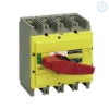 Imagem de interruptor seccionador Interpact INS320 4P punho vermelho/face frontal amarela