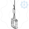 Imagem de Canalis - fixacao universal / cabo de aco para KBB