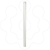 Imagem de Ceiling cable feeder 3.2m Polar white