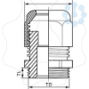 Imagem de Thorsman Glands - cable gland - grey - M20 - diameter 6 to 12