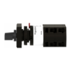 Imagem de Interruptor passo a passo - 1 pole - 60° - 10 a - for o 16 or 22 mm
