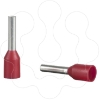 Imagem de extremidade de cabo isolada – tamanho medio – 1 mm? - vermelho