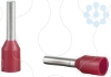 Imagem de extremidade de cabo isolada – tamanho medio – 1 mm? - vermelho