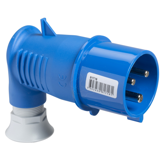 Imagem de PratiKa wander plug - 90° angled - 32 A - 2P + E - 200...250 V AC - IP44